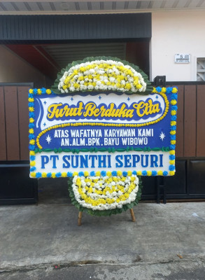 Papan Bunga Duka di Sampanahan